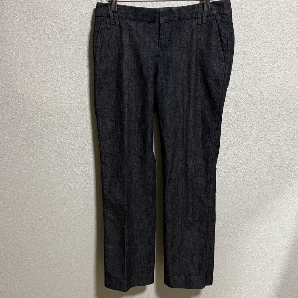 GAP Women's Straight Leg Dark Wash Stretch Pants‎ Size 2 Regular - Picture 7 of 10